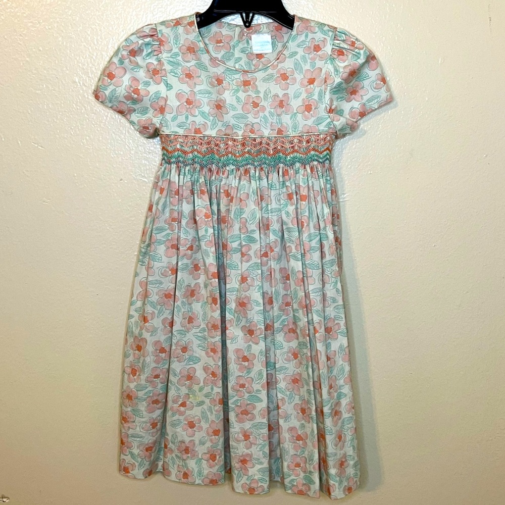 EDGEHILL COLLECTION FLORAL PRINT DRESS.